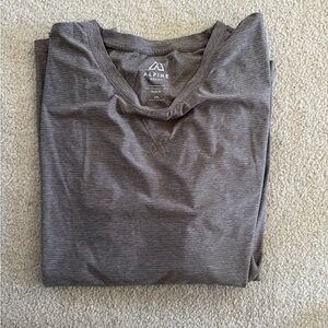 Alpine Design Charcoal Heather Performance Long Sleeve Top